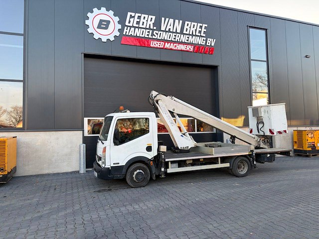 Autohoogwerker nissan cabstar met hoogwerker multitel 160alu 16.5m 2008 - afbeelding 1 van  1