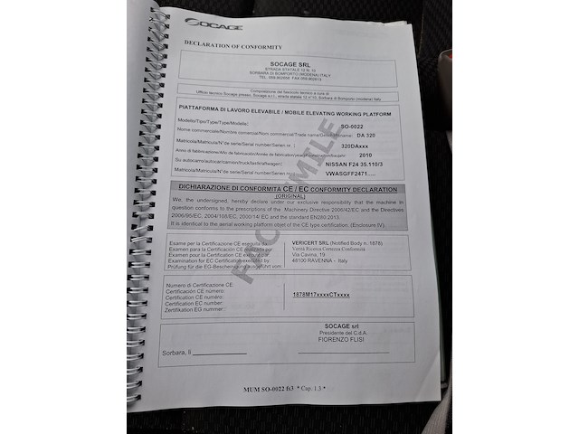 Autohoogwerker, renault / socage, maxity / 320da, 2015 - afbeelding 58 van  62