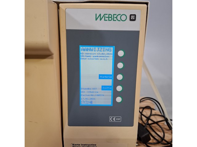 Autoklaaf machine, webeco, a-35b - afbeelding 6 van  20