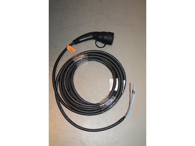Autolaadkabel / aansluitkabel type 2. 10m 3x6mm2. - afbeelding 2 van  2