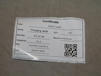 Autolaadkabel / koppelkabel gbac - type 2. 6m 5x6 mm2. - afbeelding 2 van  2