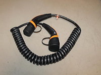 Autolaadkabel / koppelkabel spiraal type 2. 6m 3x6 mm2. - afbeelding 1 van  2