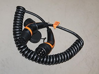 Autolaadkabel / koppelkabel spiraal type 2. 6m 3x6 mm2. - afbeelding 1 van  2