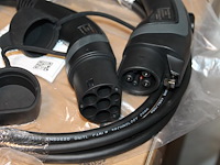 Autolaadkabel / koppelkabel type 1 - type 2. 4m 3x2,5 mm2. - afbeelding 2 van  2