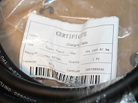 Autolaadkabel / koppelkabel type 1 - type 2. 8m 3x2,5 mm2. - afbeelding 3 van  3