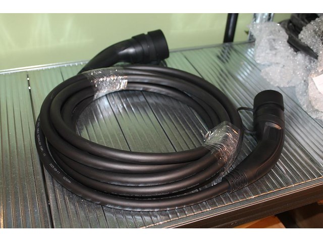 Autolaadkabel / koppelkabel type 2. 12m 5x6 mm2. - afbeelding 1 van  2