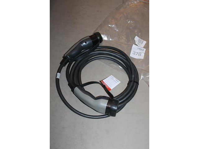 Autolaadkabel / koppelkabel type 2. 6m 3x6 mm2. - afbeelding 2 van  2