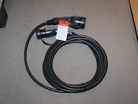 Autolaadkabel / koppelkabel type 2. 6m 3x6 mm2. - afbeelding 1 van  2