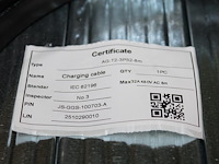 Autolaadkabel / koppelkabel type 2. 8m 5x6 mm2. - afbeelding 2 van  2