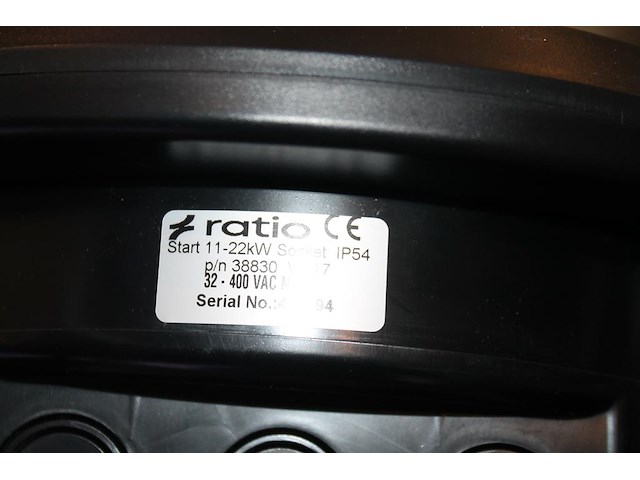 Autolader ratio homebox start 11-22kw socket. - afbeelding 3 van  3