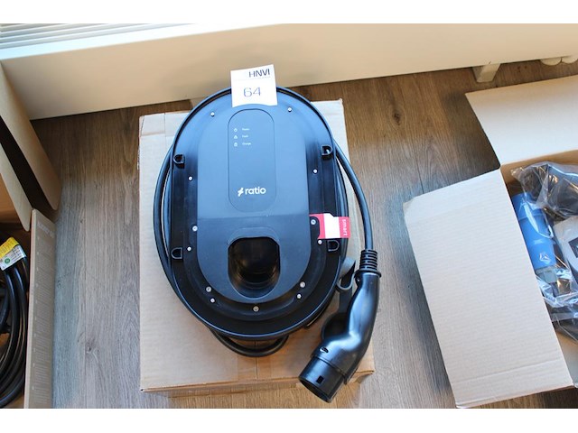 Autolader ratio smart 7,4 kw met 5 m laadkabel. nieuw in doos. - afbeelding 1 van  2