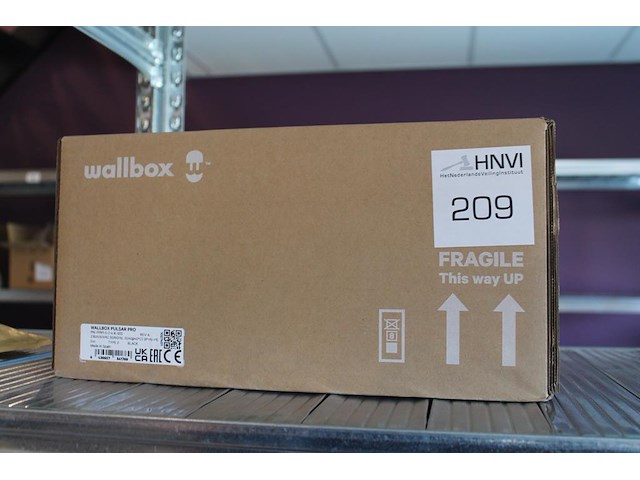 Autolader wallbox 2 black pulsar max met 5m laadkabel. nieuw in doos. - afbeelding 1 van  3