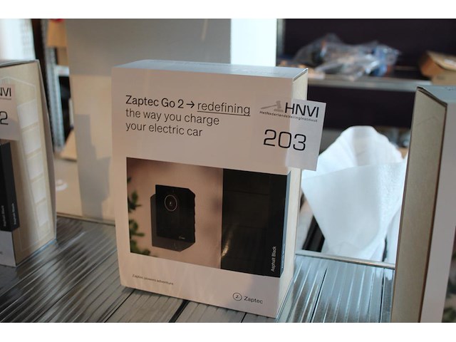 Autolader zaptec go 2 asphalt black. - afbeelding 1 van  3