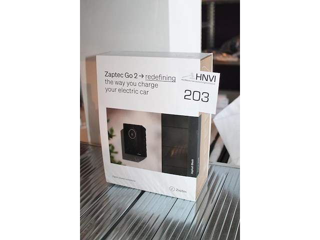 Autolader zaptec go 2 asphalt black. - afbeelding 2 van  3