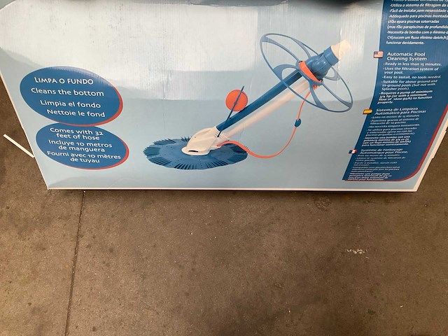 Automatic pool cleaning system (3x) - afbeelding 1 van  2