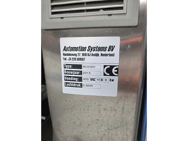 Automation systems bv - 2013 - bce001 - inliner met metaaldetector - afbeelding 24 van  33