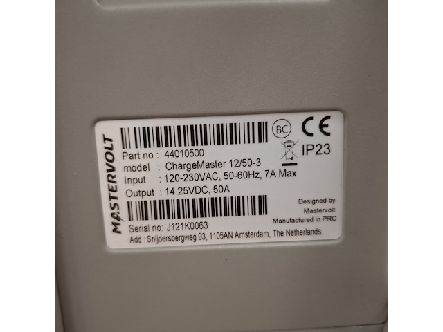 Automatische acculader mastervolt, chargemaster 12/50-3 - afbeelding 3 van  6
