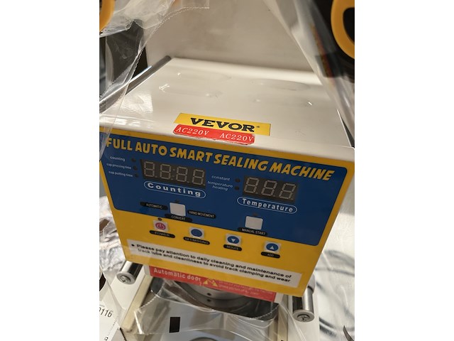 Automatische bekersluitmachine, sealing machine, vevor - afbeelding 6 van  7