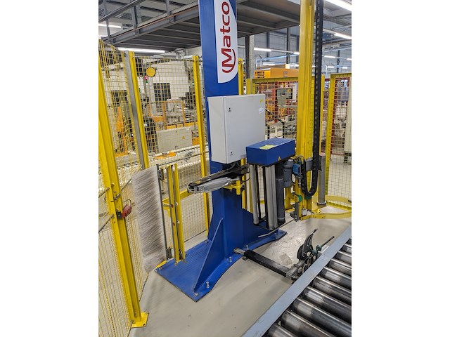 Automatische foliewikkelaar, matco, a-900-aw, geel / blauw, 2006 - afbeelding 2 van  20