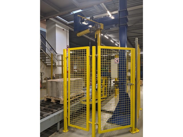 Automatische foliewikkelaar, matco, a-900-aw, geel / blauw, 2006 - afbeelding 7 van  20