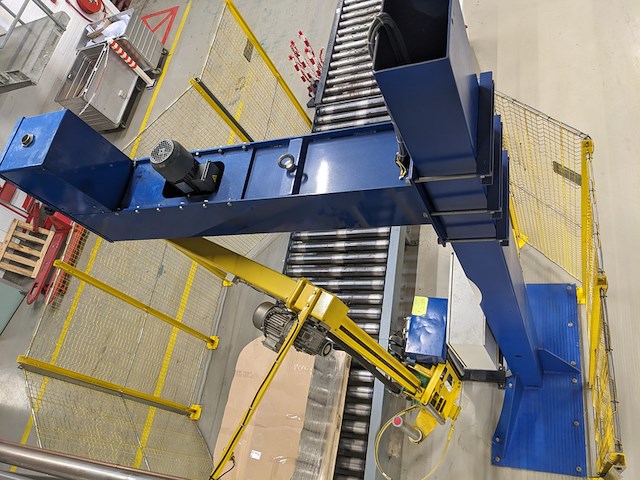 Automatische foliewikkelaar, matco, a-900-aw, geel / blauw, 2006 - afbeelding 14 van  20