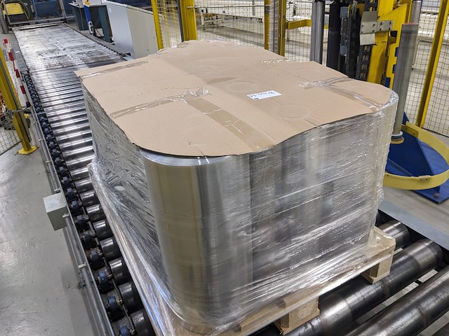 Automatische foliewikkelaar, matco, a-900-aw, geel / blauw, 2006 - afbeelding 19 van  20