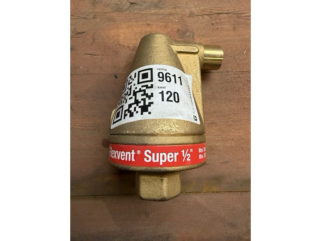 Automatische ontluchter, flamco, flexvent super, messing - afbeelding 2 van  3
