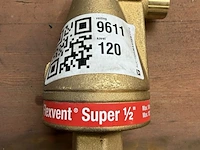 Automatische ontluchter, flamco, flexvent super, messing - afbeelding 2 van  3