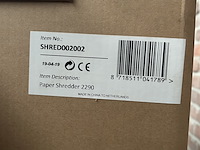 Automatische papierversnipperaar 53 liter sam creative, shred002002 ps2290 - afbeelding 4 van  4