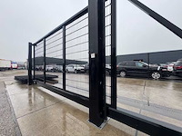 Automatische schuifpoort met hekwerk - afbeelding 3 van  10