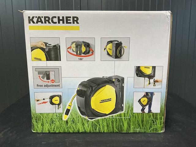 Automatische slanghaspel kärcher, cr7,220, zwart /geel - afbeelding 3 van  5