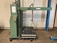 Automatische vacuümheffer v.v. zuignappenbalk 120x5cm, lengte meetsysteem, heftafel 1.000kg