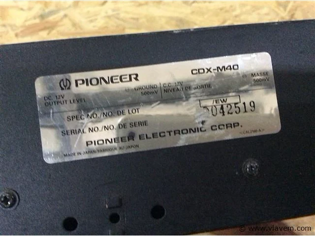 Autoradio pioneer + boosters - afbeelding 5 van  5