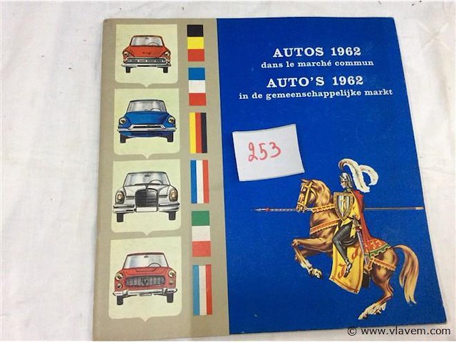 Auto's 1962. - afbeelding 1 van  5