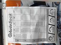 Autosock sneeuwketting/socks partij van 284 stuks velg - afbeelding 7 van  39