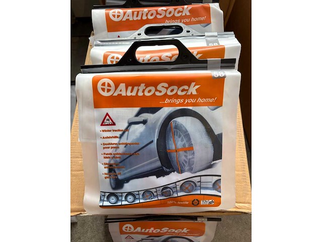 Autosock sneeuwketting/socks partij van 284 stuks velg - afbeelding 14 van  39