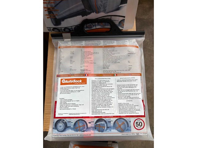 Autosock sneeuwketting/socks partij van 284 stuks velg - afbeelding 25 van  39