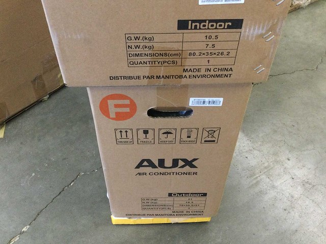 Aux - airconditioning binnen-en buitenunit - afbeelding 3 van  4