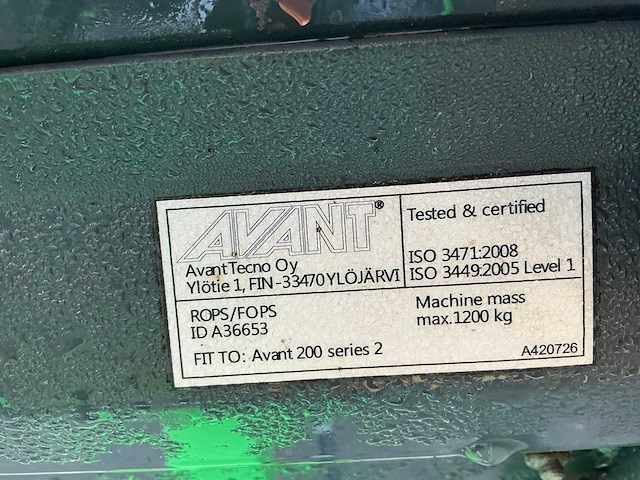 Avant 225 shovel - afbeelding 9 van  12