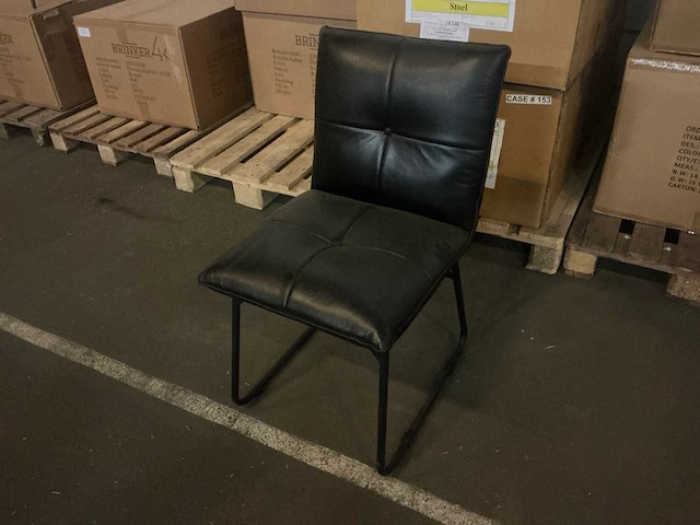 Avanti antra 12-zwart/noir eetkamerstoel (6x) - afbeelding 1 van  5