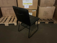 Avanti antra 12-zwart/noir eetkamerstoel (6x) - afbeelding 4 van  5