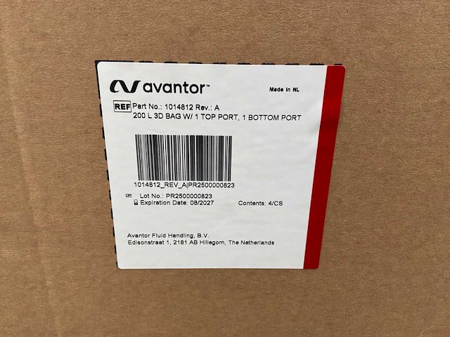 Avantor 200l 3dbag/ bioprocestas - afbeelding 3 van  4