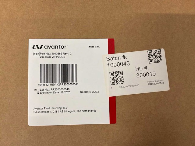 Avantor 20l tas met bougies - afbeelding 2 van  2