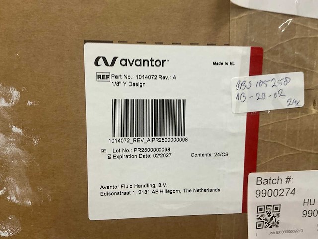 Avantor c-flex yxpiece 1/8x1/4 inch 0,5 (56x) - afbeelding 6 van  6
