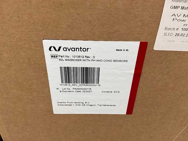 Avantor maxmixer met ph- en geleidbaarheidssensoren en 2d-zakjes - afbeelding 5 van  5