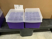 Avantor vwr box 15/50ml purple tube rek (80x) - afbeelding 1 van  3