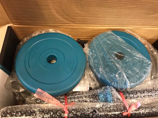 Avento 20 kg barbell set - afbeelding 3 van  3