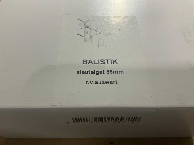 Avenue balistik deurkruk 56mm rvs (9x) - afbeelding 4 van  4