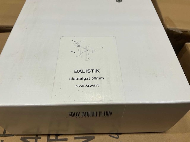 Avenue balistik deurkrukset rvs zwart (16x) - afbeelding 4 van  5