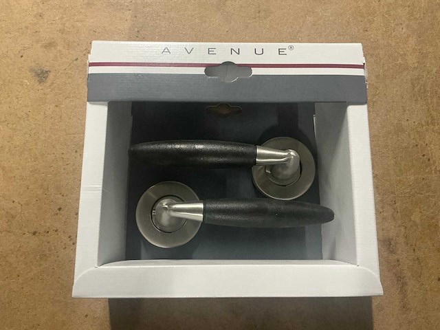 Avenue balistik rond rozet deurkruk set (52x) - afbeelding 1 van  5